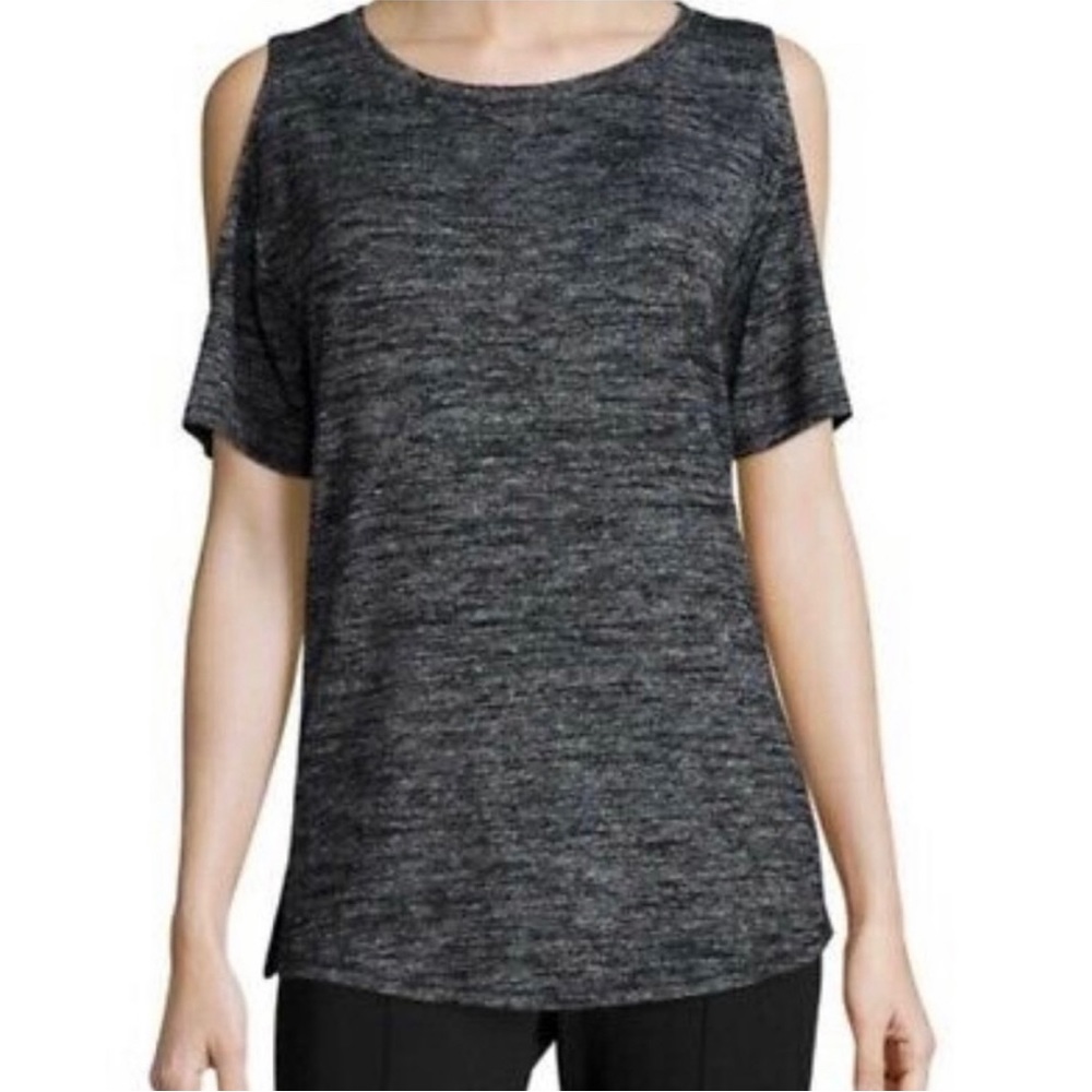 | rag & bone | Space dye Cold Shoulder Sweater Top L